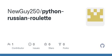 russian roulette python code|GitHub .